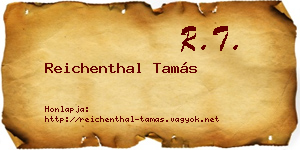 Reichenthal Tamás névjegykártya