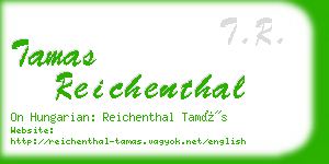 tamas reichenthal business card